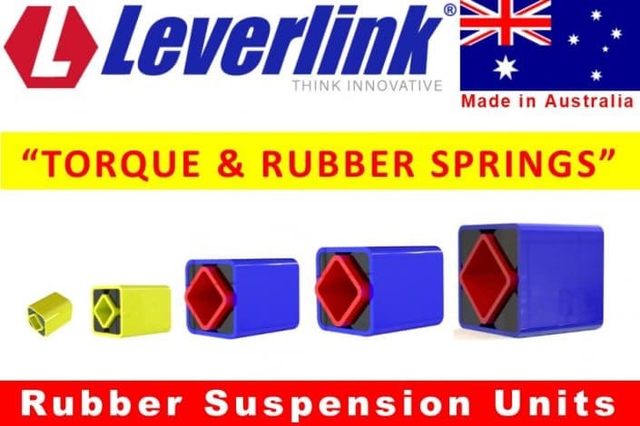 LEVERLINK Rubber Torsion Springs used in our Motorbases