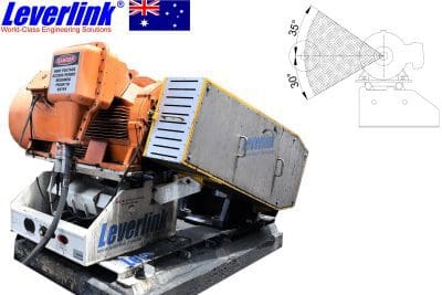 A Leverlink heavy duty motor base suitable for large electric motors.
