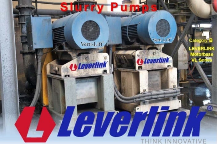 LEVERLINK Slurry Pump Motor base for drive belts